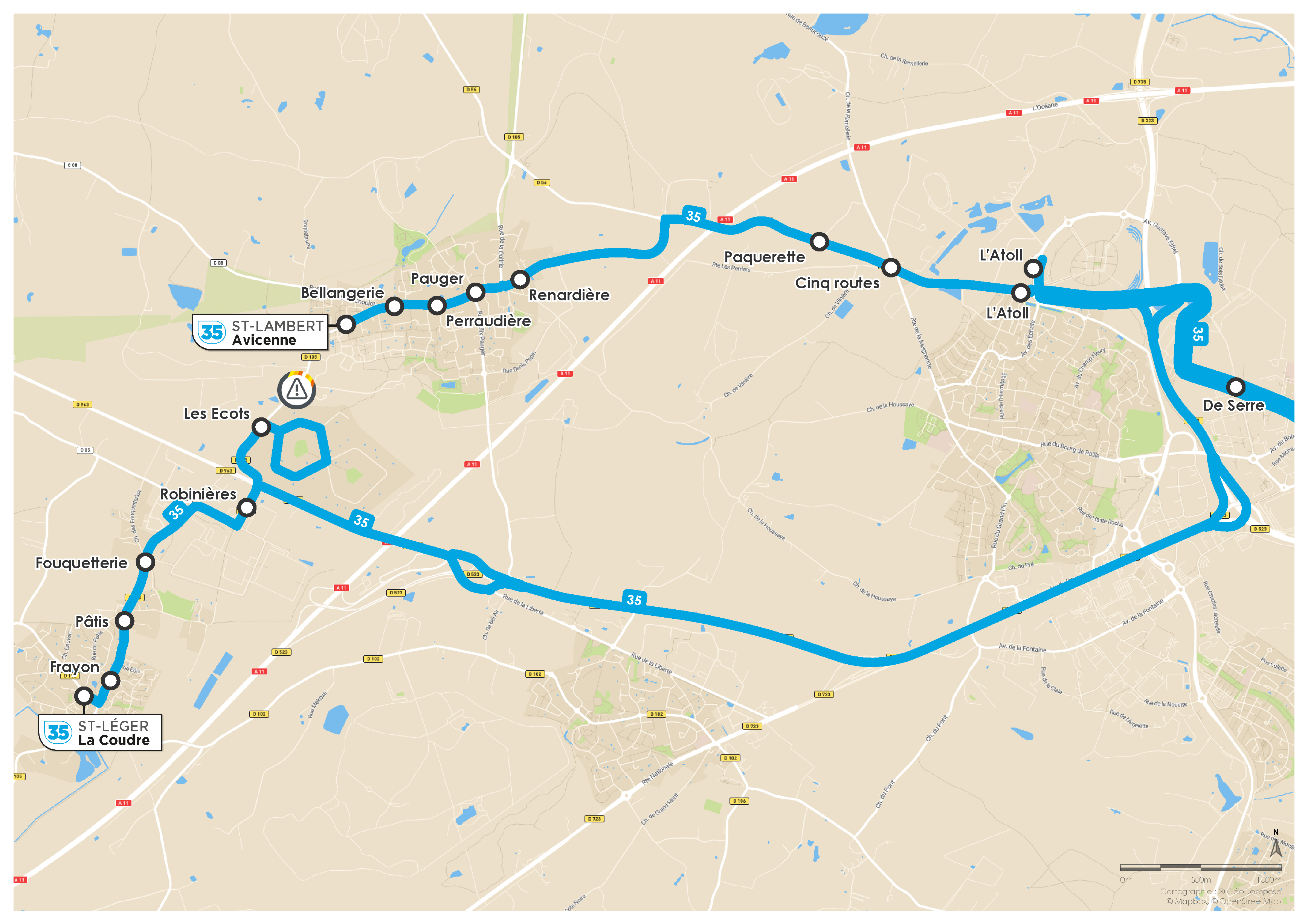 Plan travaux St Lambert
