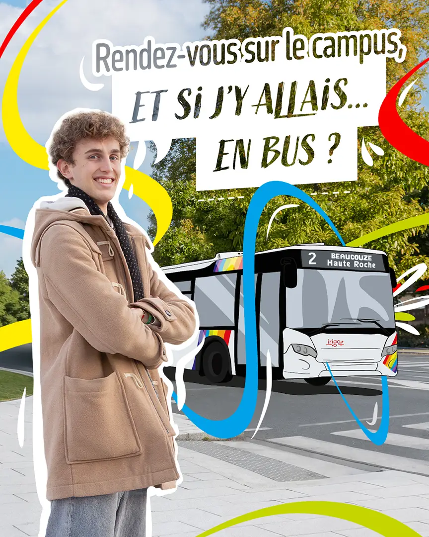 Rendez-vous sur le campus, et si Nathaniel y allait en bus