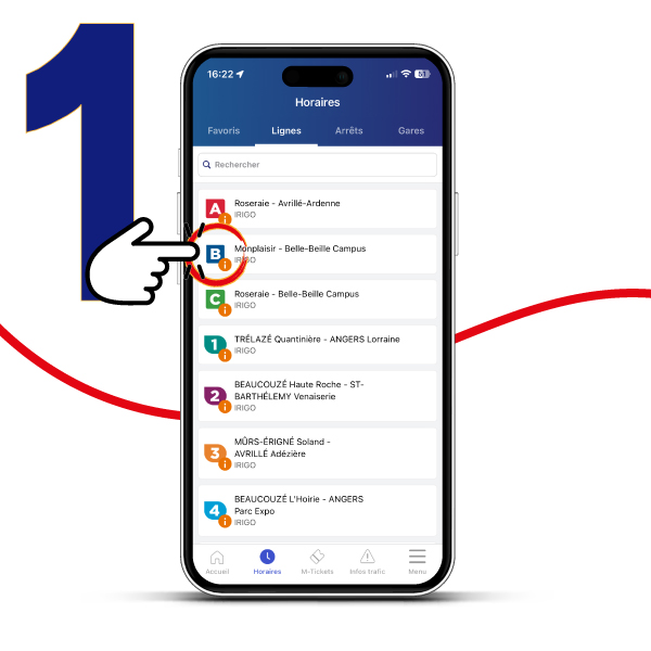 Etape 1 pour s'inscrire aux alertes