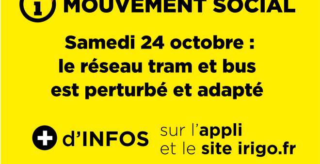 Mouvement social samedi 24 octobre 2026
