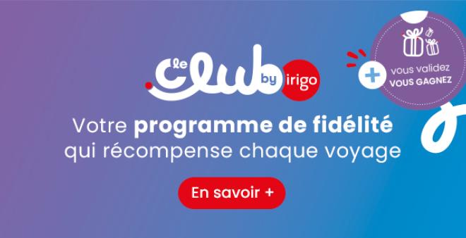 Le Club by Irigo - programme de fidélité
