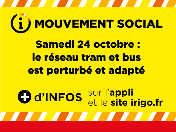 Mouvement social samedi 24 octobre 2026