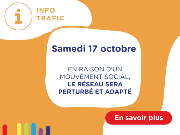 Samedi 17 octobre 2026 - réseau perturbé