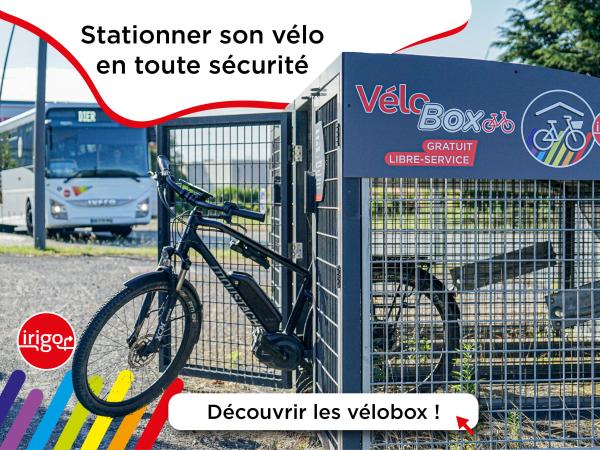 vélobox irigo arrêt Bois Rinier
