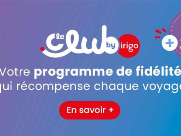 Le Club by Irigo - programme de fidélité