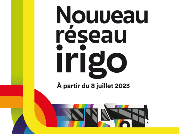Nouveau réseau irigo à partir du 08 juillet 2023