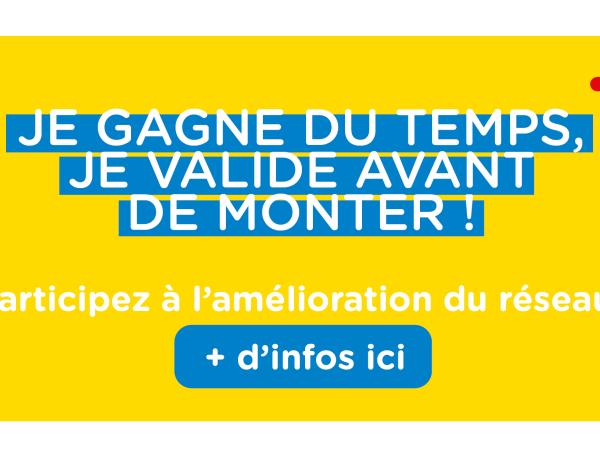 Visuel valideurs aux stations tramway